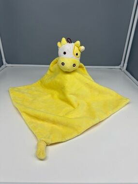 Plush Yellow Giraffe Comfort Blanket Lovey - Soft Security Toy - NWOT